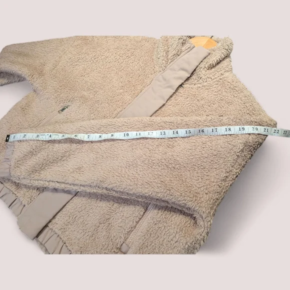 Vuori Umber Pink Sherpa Jacket Small Zip Up Coat - Picture 12 of 13